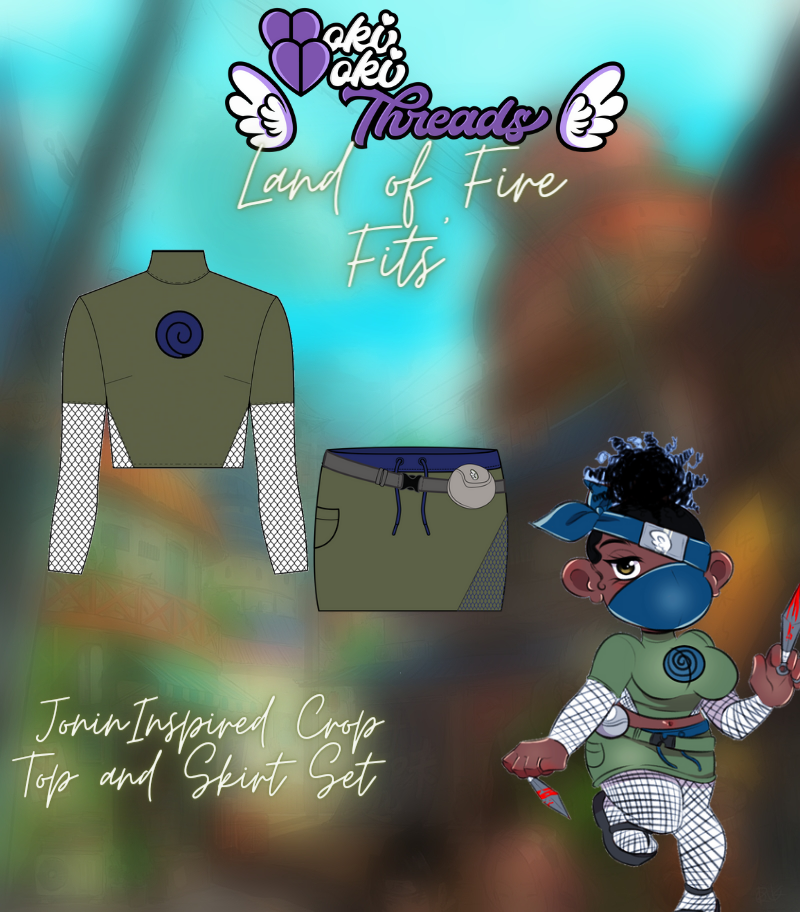 Jonin Inspired Crop Top